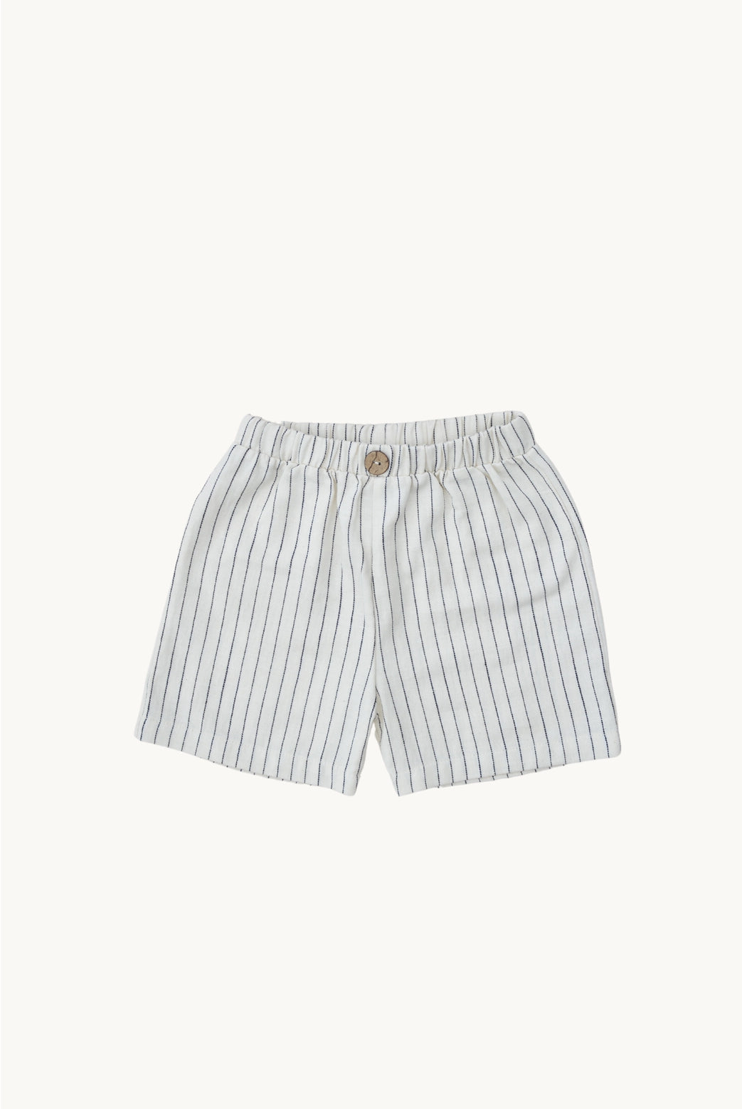 Eli & Nev Baby/Kid's Shorts - Berty cream and navy stripe shorts