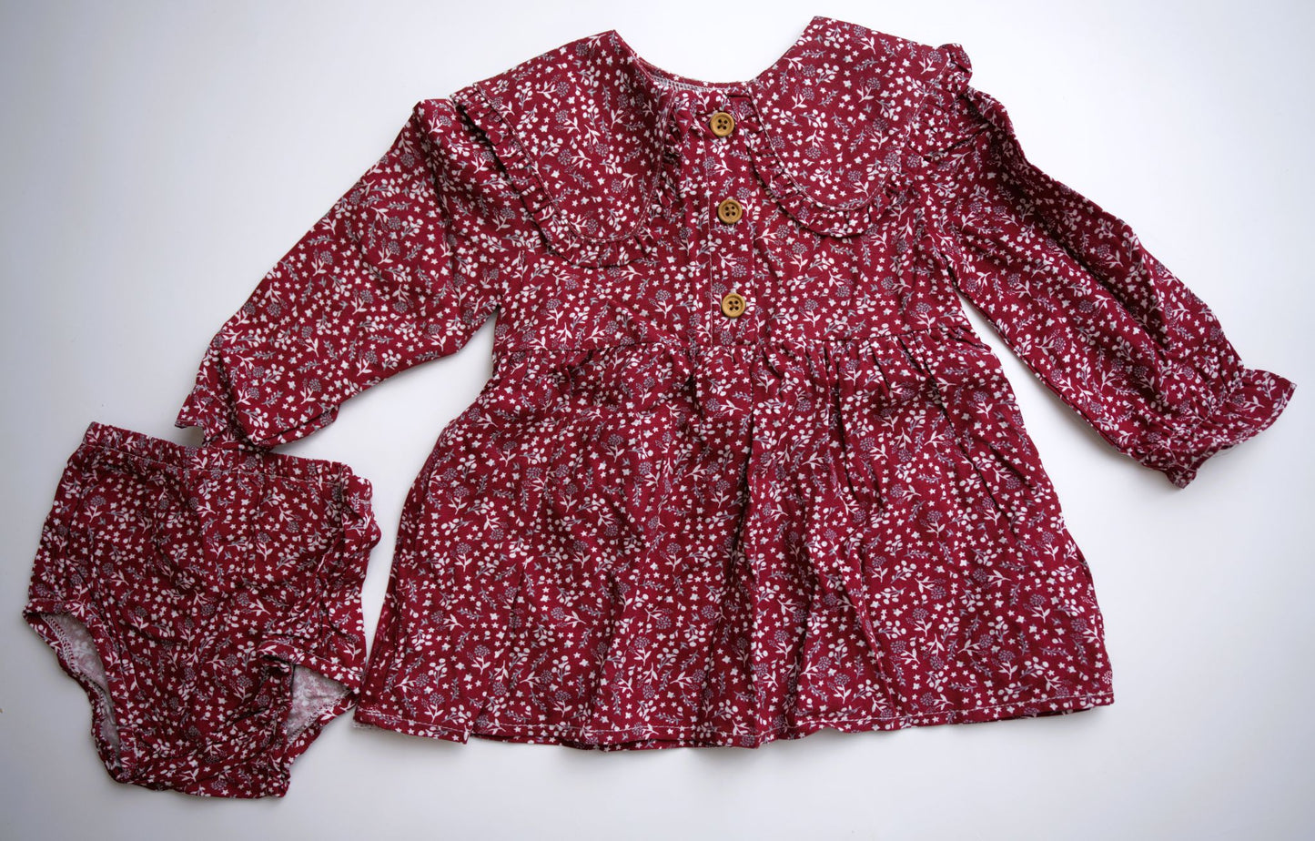 Vignette Sylvie Dress - Cranberry Floral