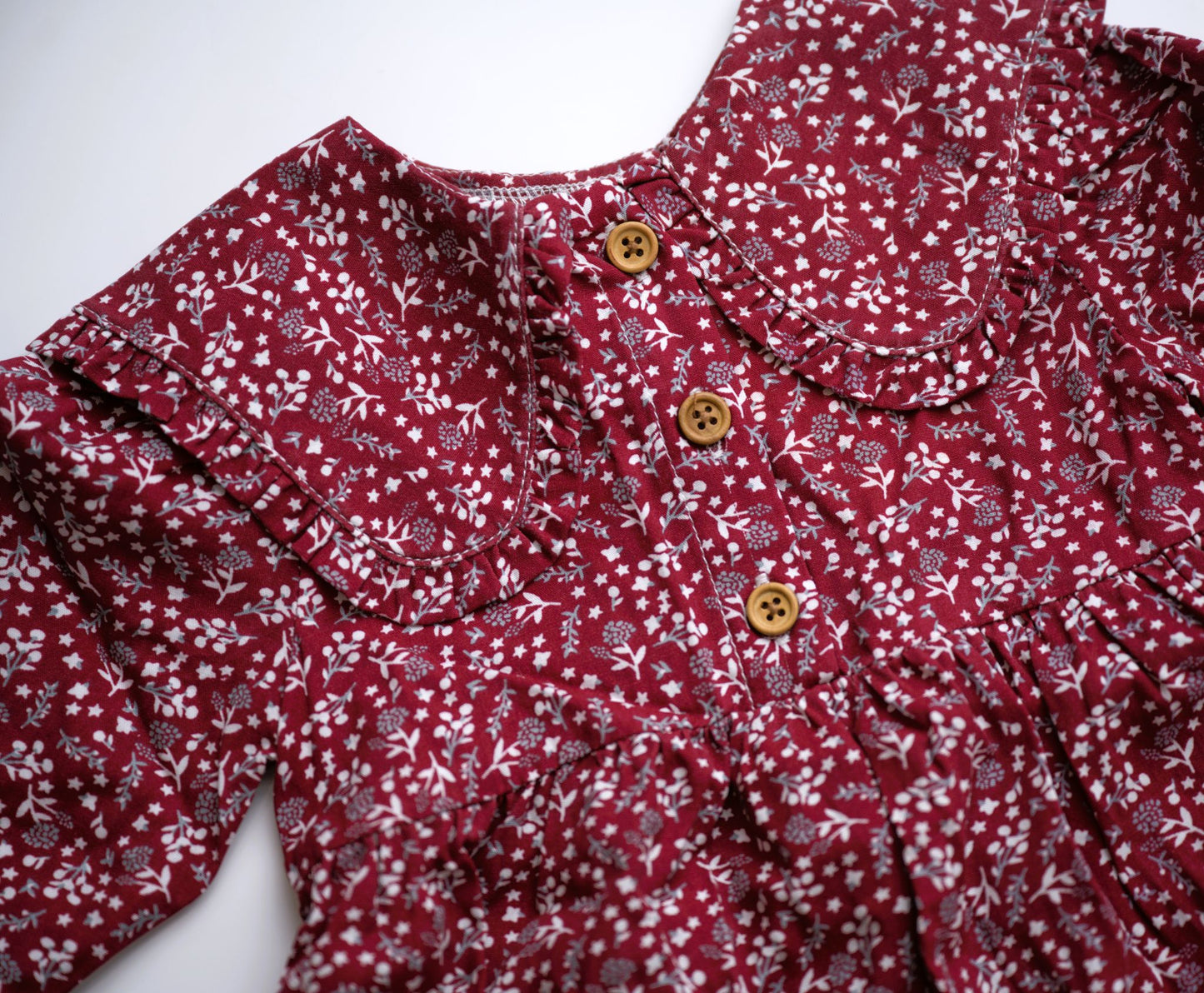Vignette Sylvie Dress - Cranberry Floral