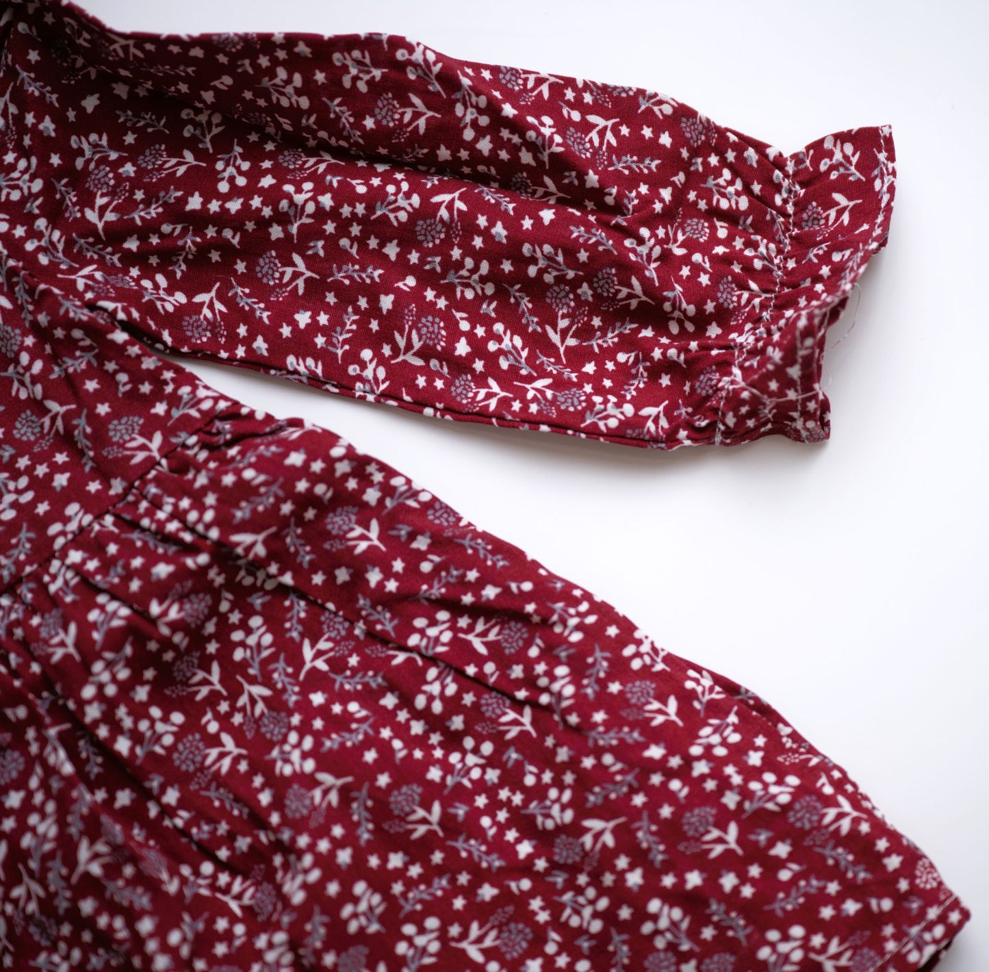 Vignette Sylvie Dress - Cranberry Floral