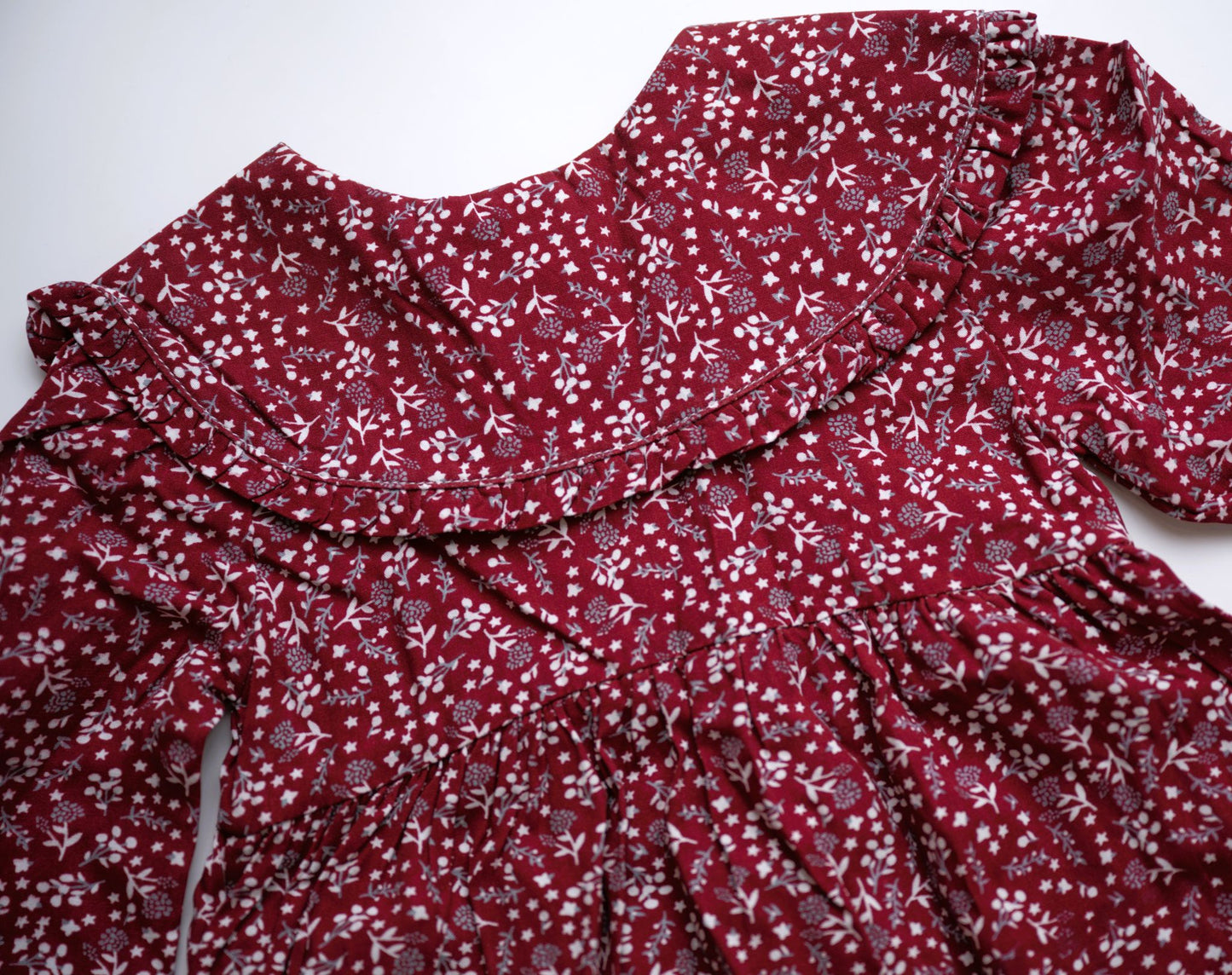 Vignette Sylvie Dress - Cranberry Floral