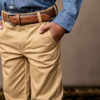 Hope & Henry Organic Skinny Stretch Twill Chino - Stretch Khaki