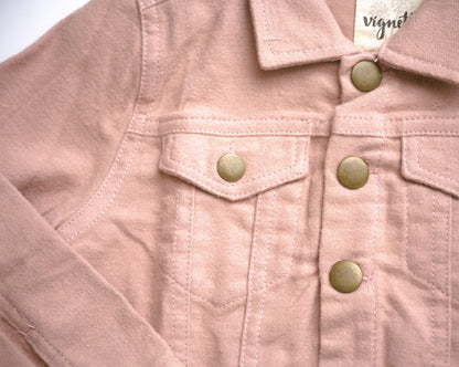 Vignette Wyatt Jean Jacket - Pink Sunset