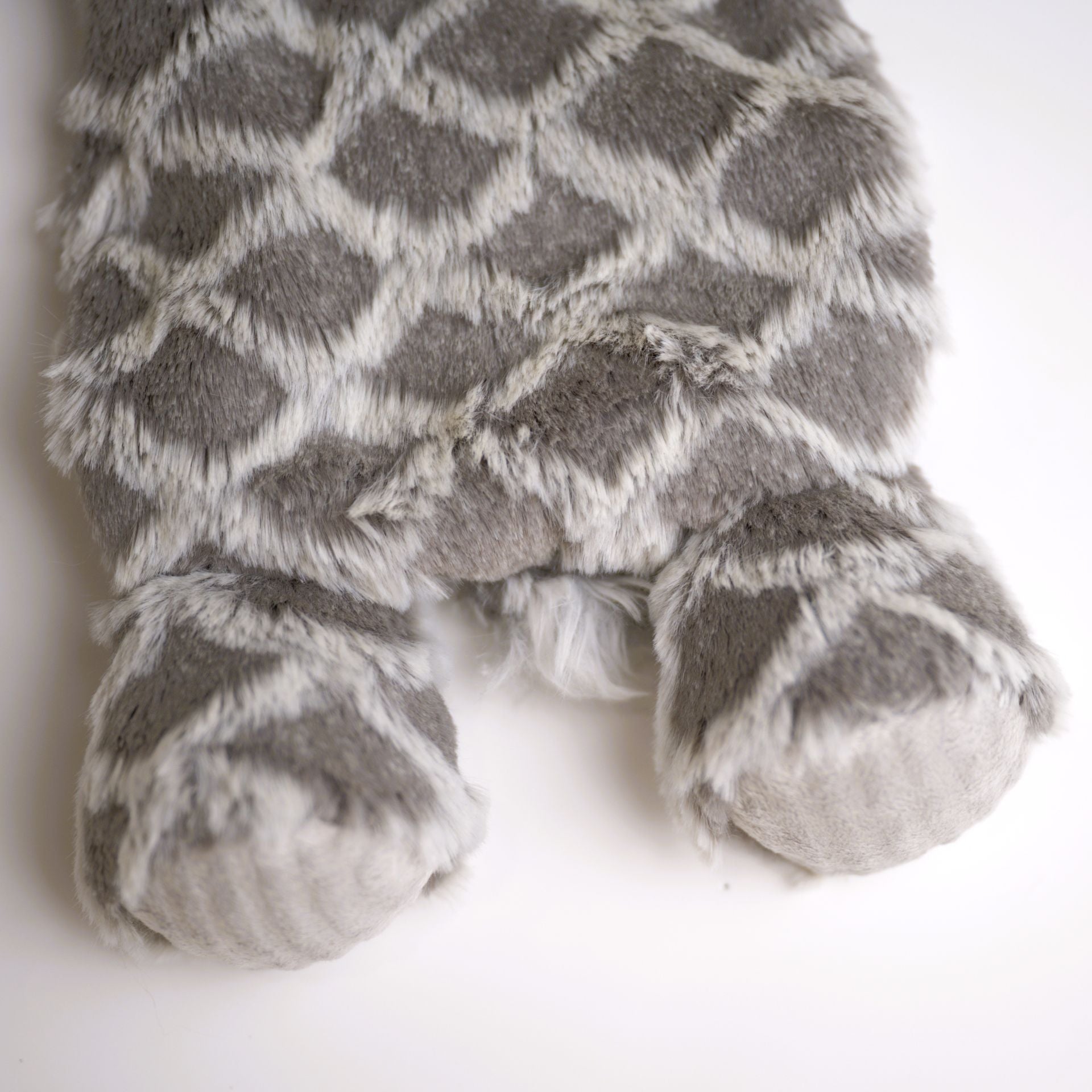 baby lovey plushie security comfort toy gray giraffe