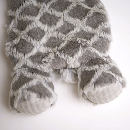 baby lovey plushie security comfort toy gray giraffe